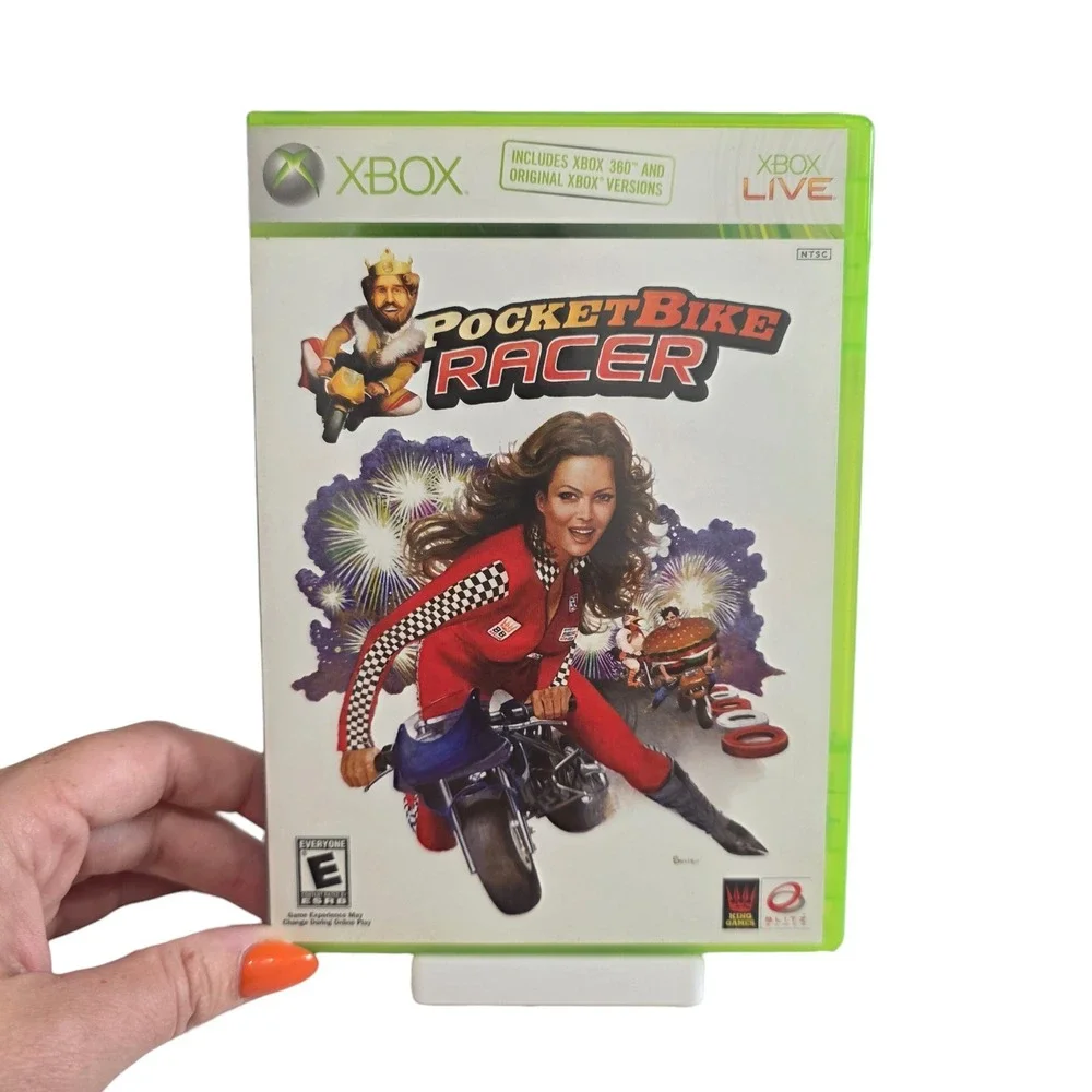 PocketBike Racer Xbox 360 Original Xbox CIB Complete Untested Burger King Promo